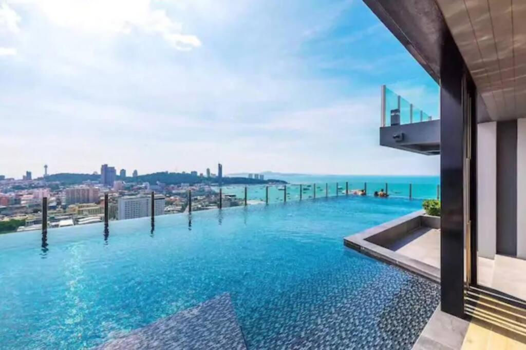 The Base Central Pattaya 2Bed King&Queen Sky Seaview & Infinity Pool Kültér fotó