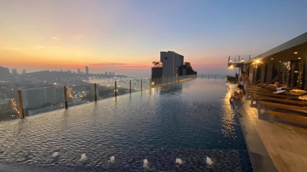 The Base Central Pattaya 2Bed King&Queen Sky Seaview & Infinity Pool Kültér fotó