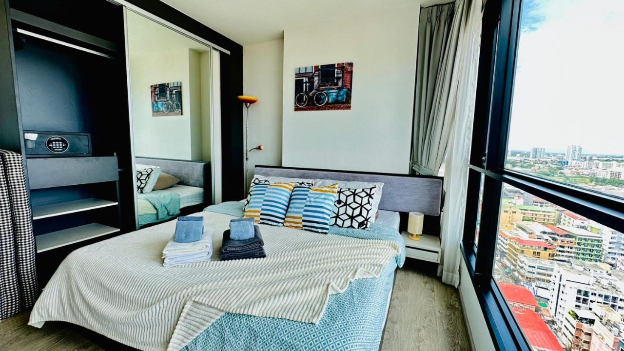 The Base Central Pattaya 2Bed King&Queen Sky Seaview & Infinity Pool Kültér fotó