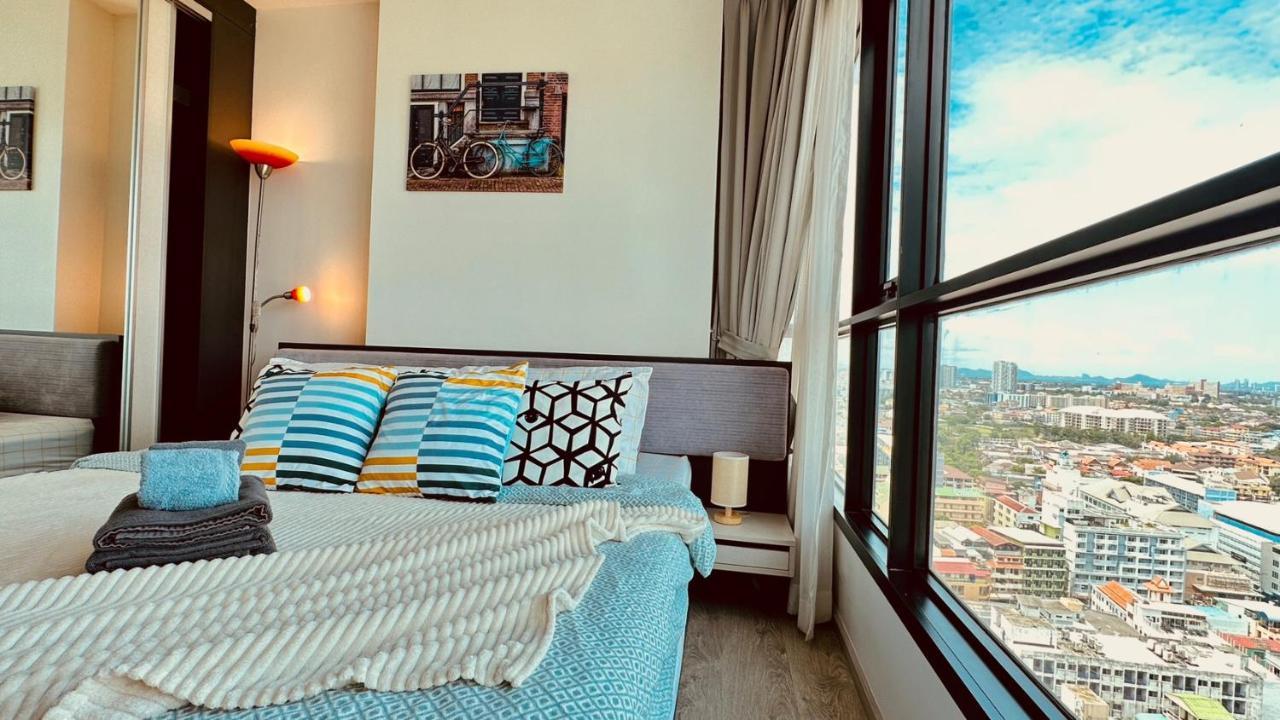 The Base Central Pattaya 2Bed King&Queen Sky Seaview & Infinity Pool Kültér fotó