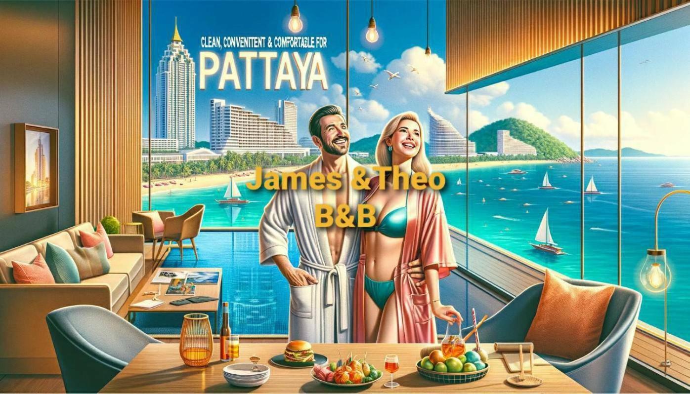 The Base Central Pattaya 2Bed King&Queen Sky Seaview & Infinity Pool Kültér fotó